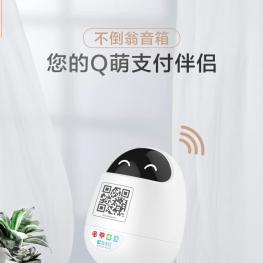 支付宝 微信 支付音箱 不倒翁音箱